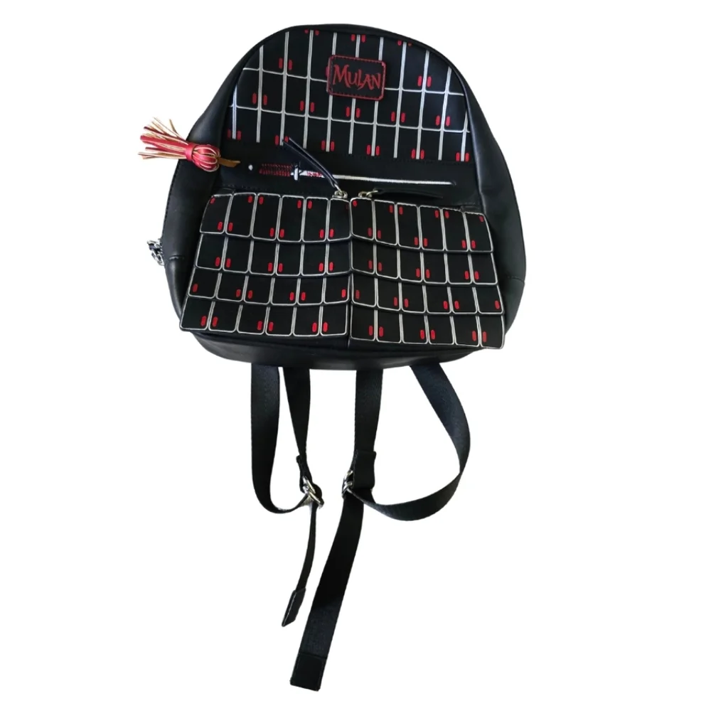 DISNEY Parks x Danielle Nicole Live Action MULAN Mini Backpack Armor Sword